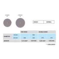 232 Disco Acero Carbono D.22Mm.G.0,30Mm. 1U.