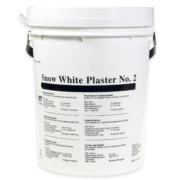 Snow White Plaster Yeso 4,5Kg.