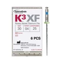 K3 Xf File.30/.04 25Mm. 6Uds.