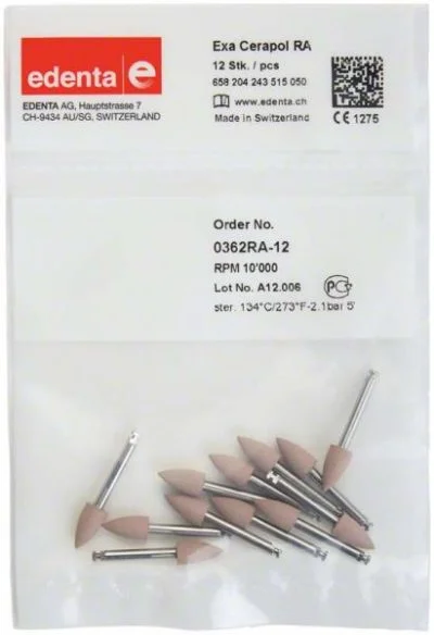E0362D-Ra Pulidores Exa Cerapol P/Ceramica 12U.