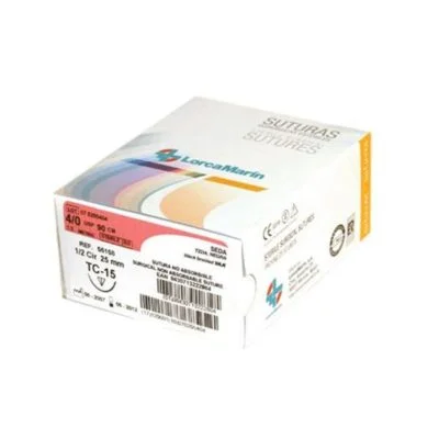 Sutura Seda C-7 5/0 50U.