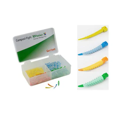 3D Fusion Cuñas Plastico C/Sil X-Fina Amarill 100U
