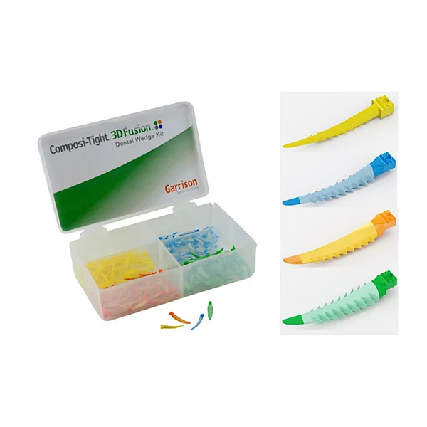3D Fusion Cuñas Plastico C/Sil Grande Verde 100U