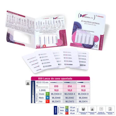 859C-010 Fresa Fg Diamante Fig 166 Grueso 5 U.