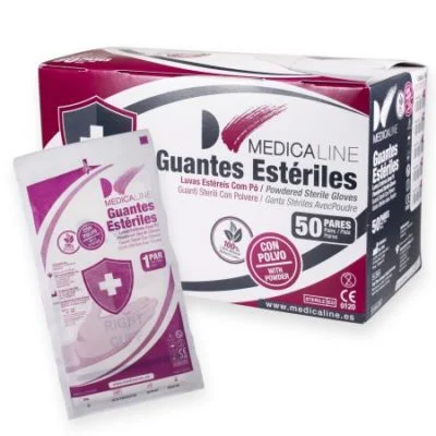 Guantes látex estériles Nº 7