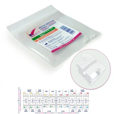 Bracket Ml Cerámico Mbt .022 U4/5L Hook Rep