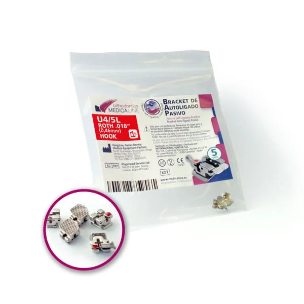 Bracket Ml Autoligado Pasivo Roth.018" U3R Hook 5U