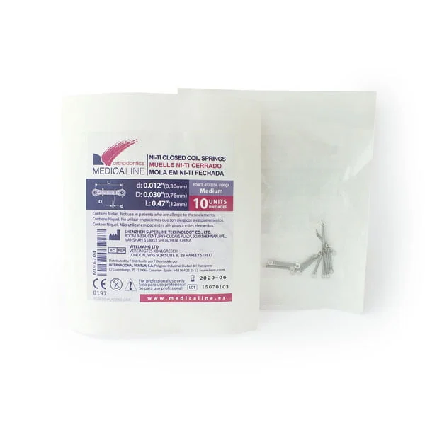 Coil Niti Cerrado Ø:.012 Ø:.030 L.:.47 Medium 