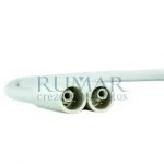 Manguera para EMS Piezon, sin luz, doble conector 200cm x 7mm