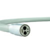 Manguera para turbina con luz 6 orificios, open end, 200cm, gris claro