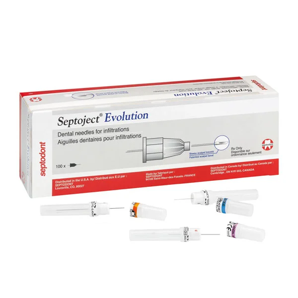 Agujas Septoject Evolution 30G 09 0,3X09Mm 100U.