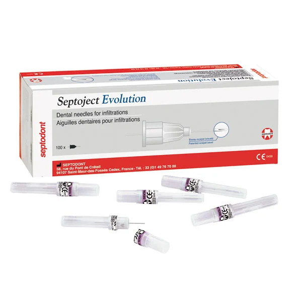 Agujas Septoject Evolution 27G 25 0.4X25mm 