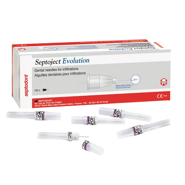 Agujas Septoject Evolution 27G 16 0,4X16Mm 100U.